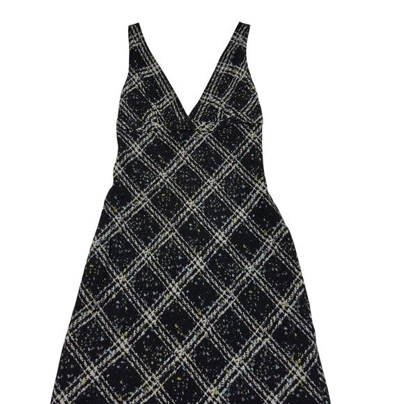 Body by Victoria Vintage 90's Fairygoth Whimsy Plaid Silk Dress Women's Size 8 - Picture 1 of 7